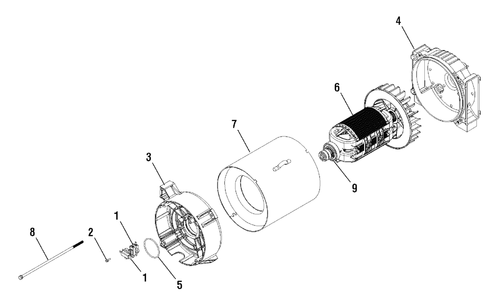 Part Location Diagram of 311666GS Briggs and Stratton Stator